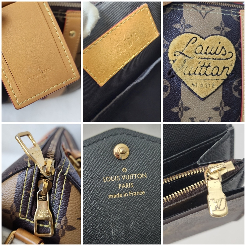 Auth LOUIS VUITTON X NIGO Reverse Monogram City Keepall Bandolier And Wallet - Picture 6 of 16
